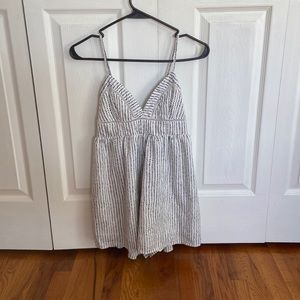 Japna (Marshals brand) romper, size XS, white with black designs